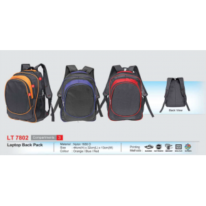 [Laptop Back Pack] Laptop Back Pack (Fully Padded Bag) - LT7802